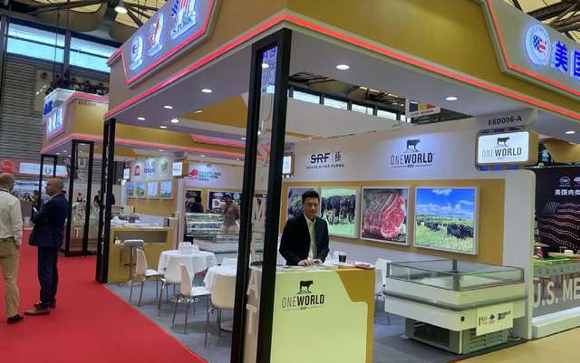 KC Global Food representing Wenwood Beef at an international trade show